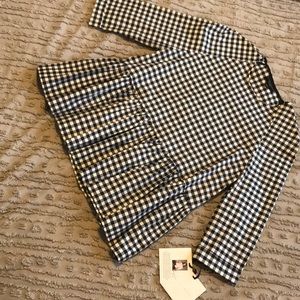 ❌sold❌Victoria Beckham for Target gingham top